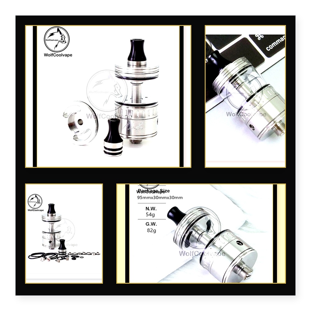 Vaping Air - Wolfcoolvape NOLA RTA 22mm 재구축 가능한
