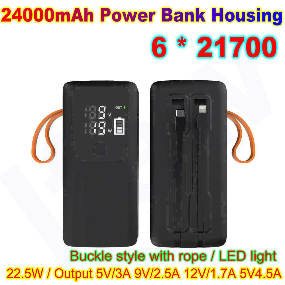 Battery Case Storage - 21700 배터리 파워 뱅크 하우징 케이스