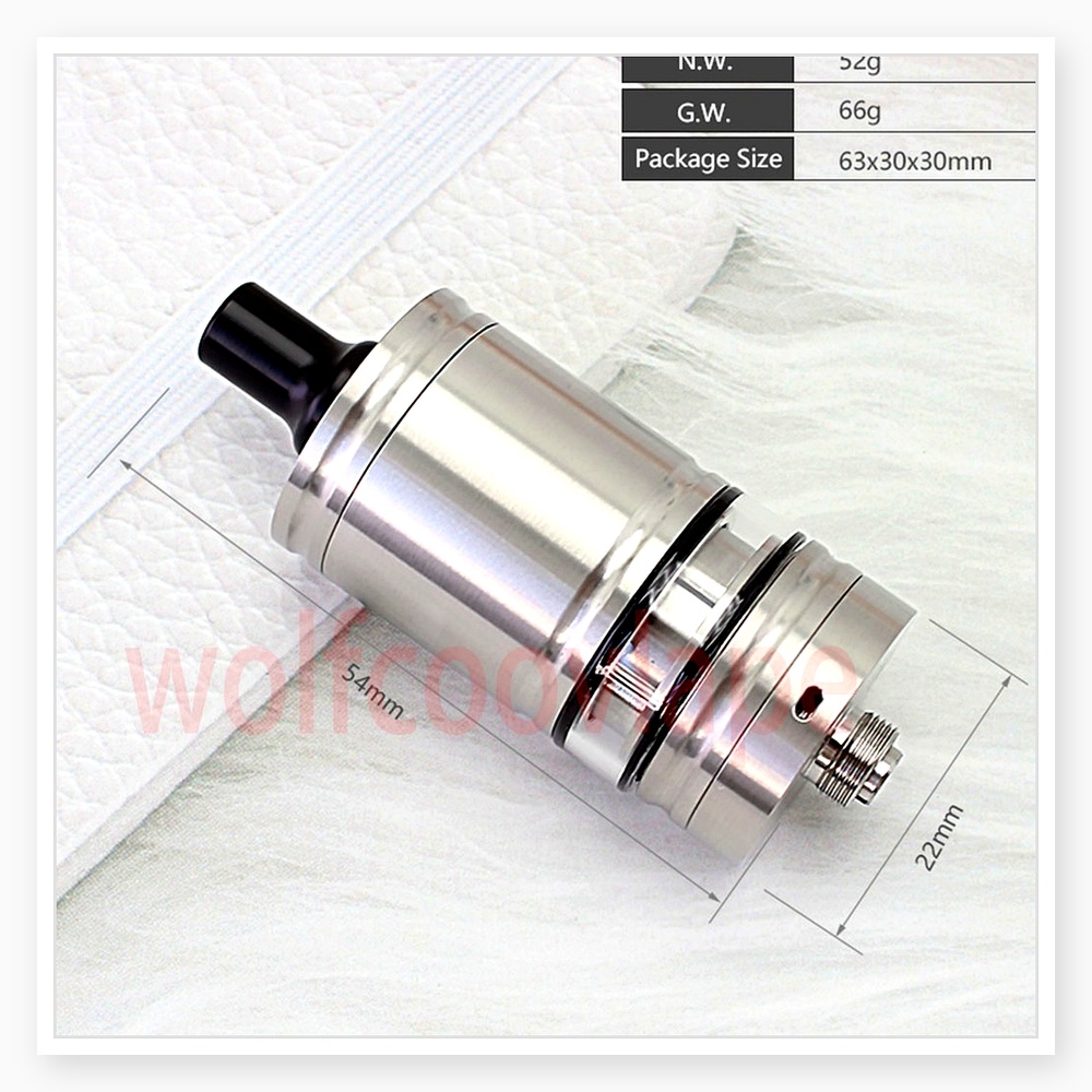 Vaping Air - 울프쿨베이프 린디 RTA 5ml 탱크 아토마이저