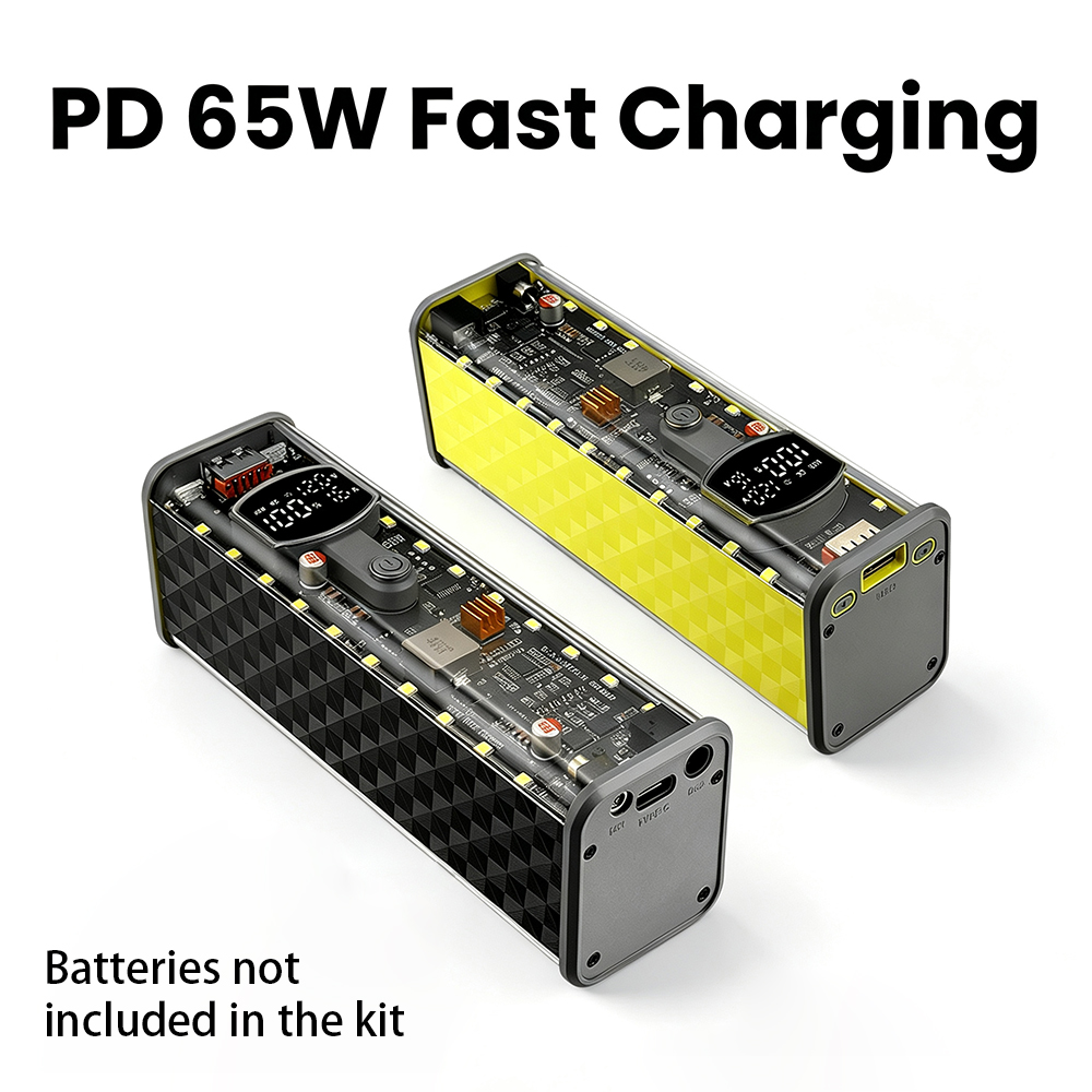 Battery Case Storage - PD 65W 파워뱅크 DIY 케이스 8x18650