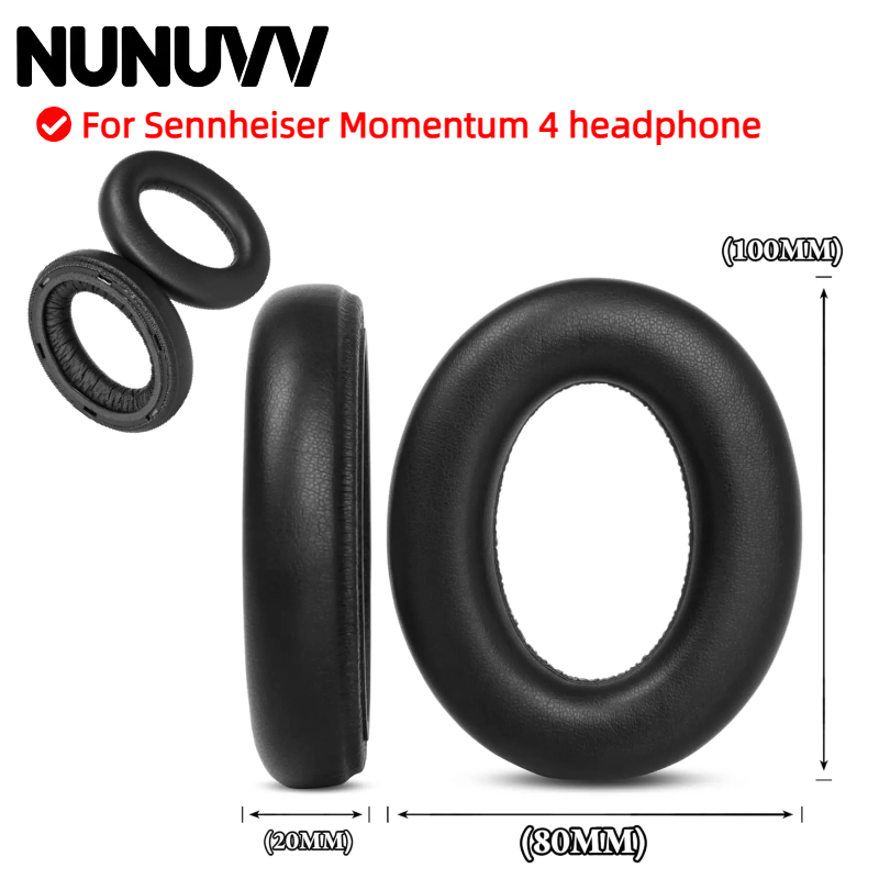Sennheiser Headphone Momentum 4 - NUNUVV 이어패드, 젠하이저 모멘텀 4 교체용