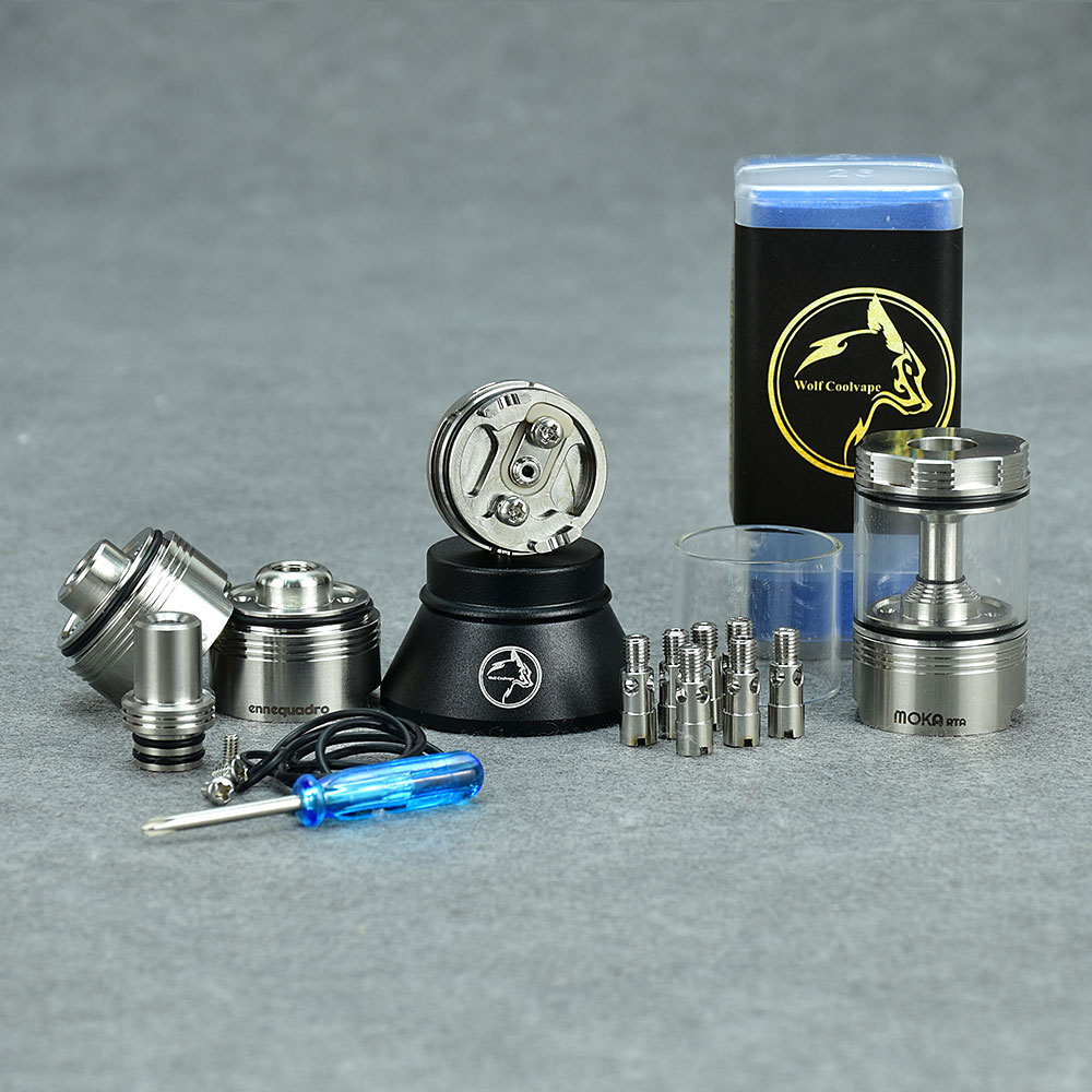 Wolfcoolvape Moka mtl RTA 재구성  - Vaping Air 리뷰 및 가격