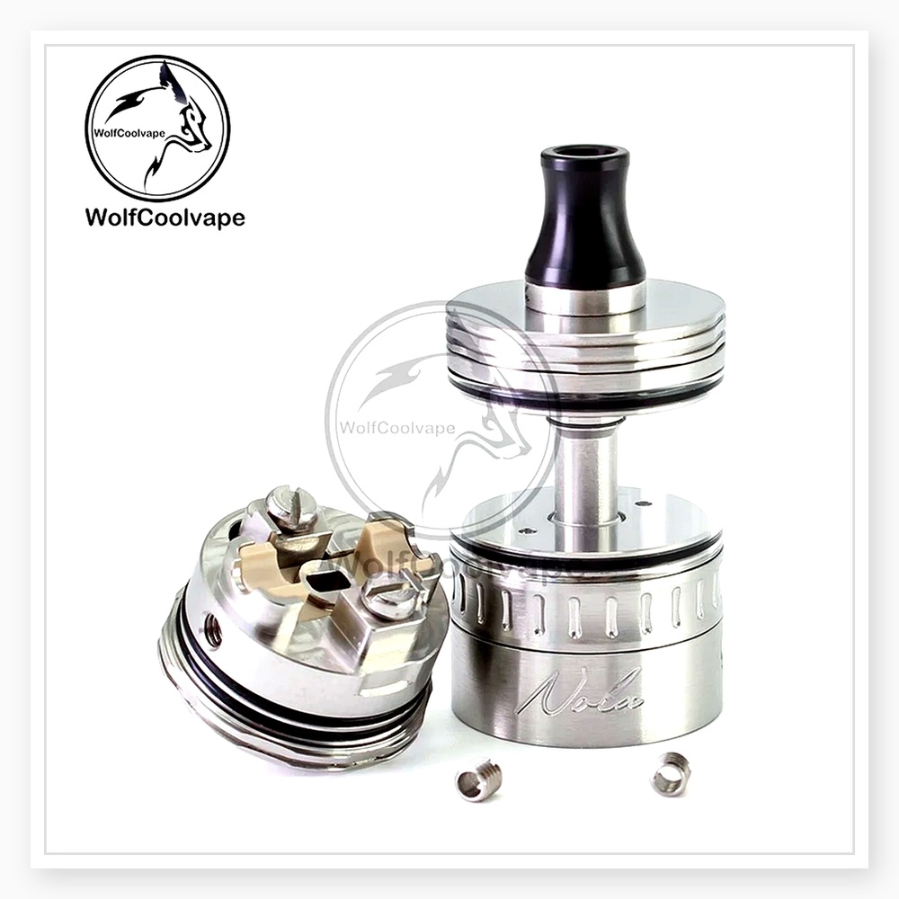 Wolfcool Vape NOLA RTA 22mm 실버 - Vaping Air 리뷰 및 가격