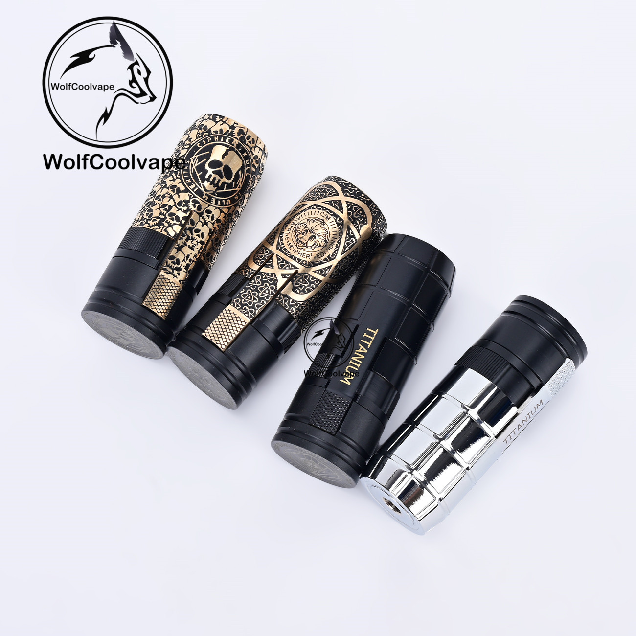 Wolfcoolvape MK2 특수 기계 모드 황동 소 - Vape Battery 18650 리뷰 및 가격