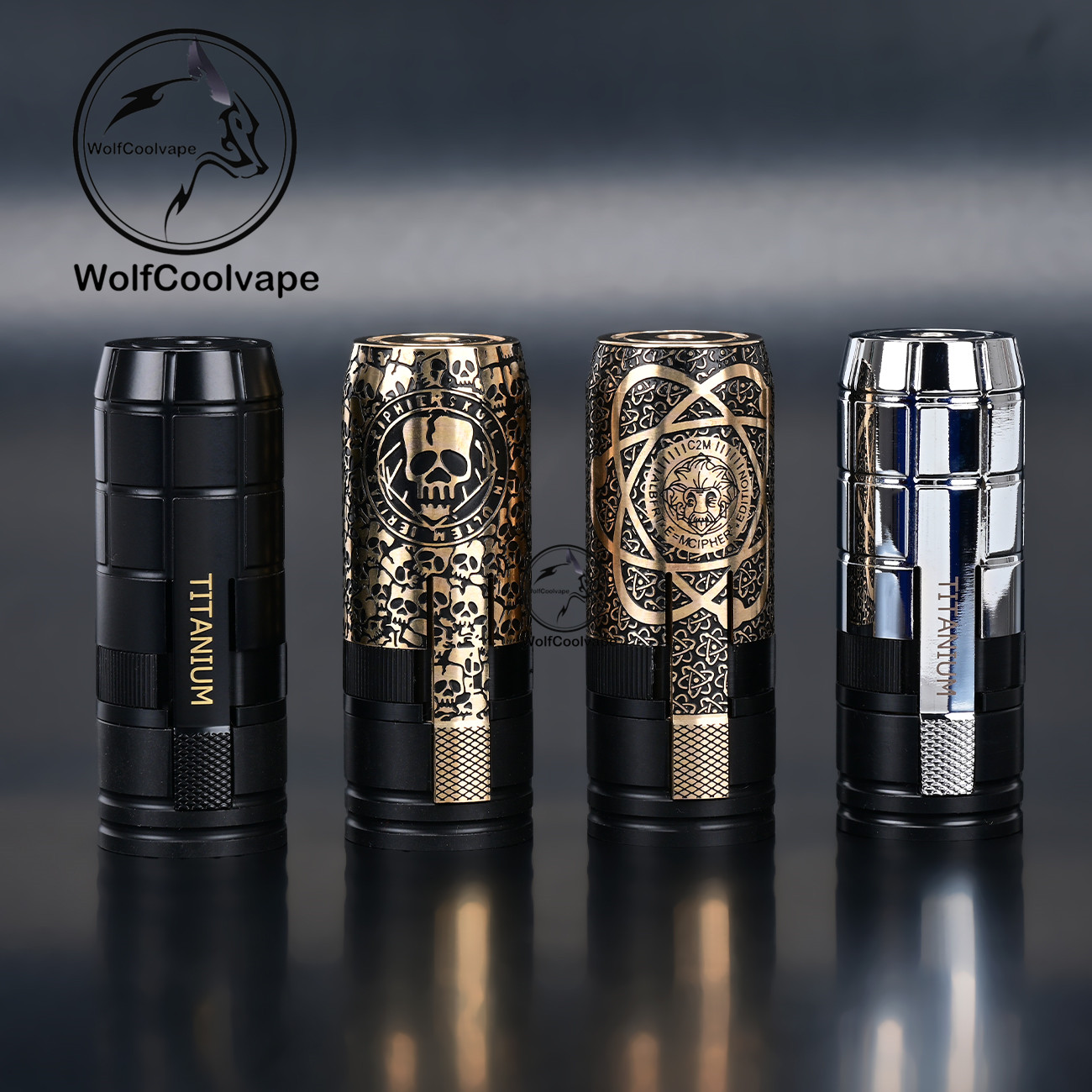Wolfcoolvape MK2 특수 기계 모드 황동 소 - Vape Battery 18650 리뷰 및 가격